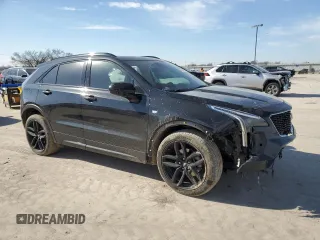 2020 Cadillac XT4 FWD Sport with VIN 1GYFZER49LF024652, listed as a Copart auction lot 46231255 with 87,567 mi miles and Salvage title. Bid and sale history available at DreamBid. Image 4.