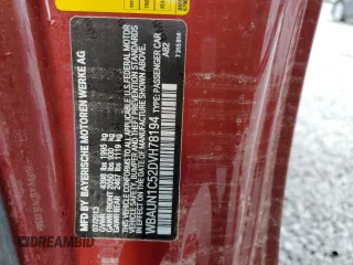 2013 BMW 1 Series 128i with VIN WBAUN1C52DVH78194, listed as a Copart auction lot 74970384 with Not provided miles and Salvage title. Bid and sale history available at DreamBid. Image 12.