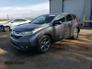 2019 Honda CR-V EX z VIN 5J6RW1H57KA033001, wystawiony jako Copart lot #55841675 z przebiegiem 51 318 mil mil oraz Szkoda całkowita • Salvage title. Historia ofert i sprzedaży dostępna na DreamBid. Obrazek 1.