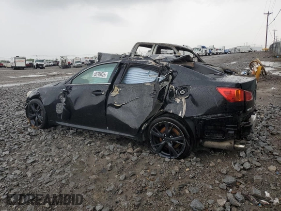 2010 Lexus IS 350 with VIN JTHBE5C27A5023928, listed as a Copart auction lot 53799825 with Not Provided miles and Salvage Title. Bid and sale history available at DreamBid. Image 2.