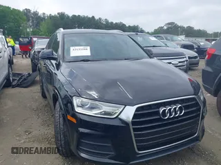 2016 Audi Q3 Premium Plus with VIN WA1BFCFSXGR022587, listed as a IAAI auction lot 42133288 with 141,609 mi miles. Bid and sale history available at carsss.com. Image 1.