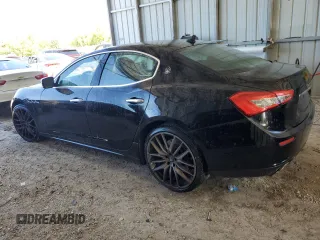 2015 Maserati Ghibli with VIN ZAM57XSA8F1129778, listed as a Copart auction lot 49164064 with 45,422 mi miles. Bid and sale history available at carsss.com. Image 2.