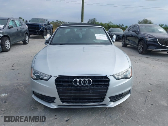 2013 Audi A5 Premium Plus with VIN WAULFAFH1DN001095, listed as a IAAI auction lot 41249488 with 69,316 mi miles. Bid and sale history available at carsss.com. Image 12.