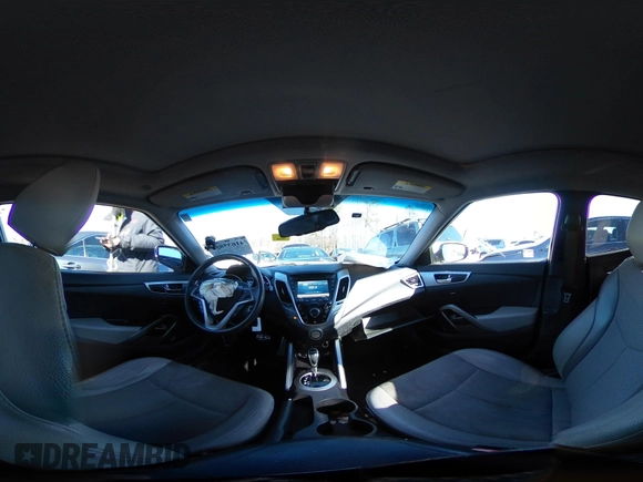 2013 Hyundai Veloster w/Black Int with VIN KMHTC6AD5DU116443, listed as a IAAI auction lot 41635858 with 170,173 mi miles and . Bid and sale history available at DreamBid. Image 18.