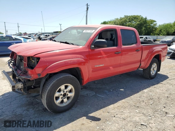 2008 Toyota Tacoma PreRunner with VIN 3TMKU72NX8M015810, listed as a Copart auction lot 56237155 with 165,871 mi miles and Salvage title. Bid and sale history available at DreamBid. Image 1.