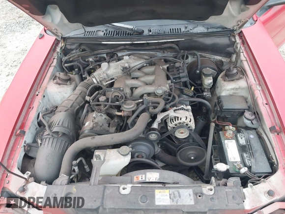 2004 Ford Mustang Deluxe with VIN 1FAFP44694F196850, listed as a IAAI auction lot 41917890 with 146,585 mi miles. Bid and sale history available at carsss.com. Image 10.