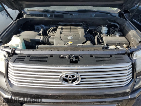 2016 Toyota Tundra Platinum z VIN 5TFGW5F11GX211574, wystawiony jako Copart lot #75138854 z przebiegiem 58 044 mil mil oraz Szkoda całkowita • Salvage title. Historia ofert i sprzedaży dostępna na DreamBid. Obrazek 11.