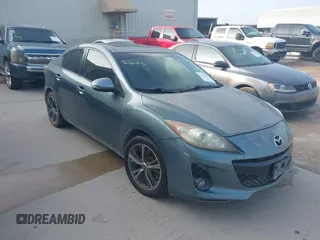 2012 Mazda 3 s Touring with VIN JM1BL1V54C1580099, listed as a IAAI auction lot 42101607 with 108,526 mi miles. Bid and sale history available at carsss.com. Image 1.