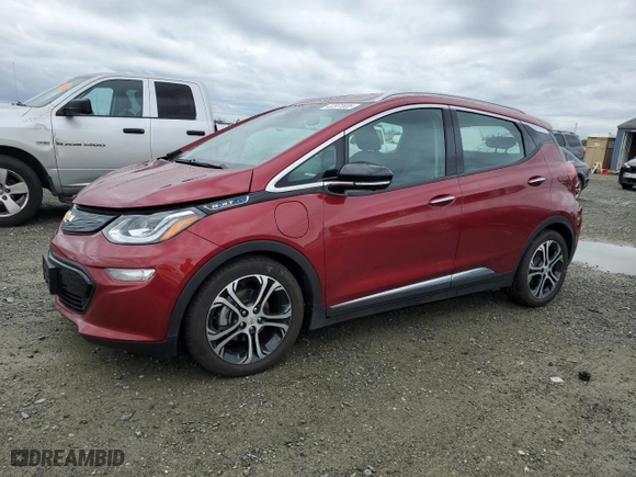 2021 Chevrolet Bolt EV Premier with VIN 1G1FZ6S03M4109964, listed as a Copart auction lot 43561605 with 19,290 mi miles and Salvage Title. Bid and sale history available at carsss.com. Image 1.