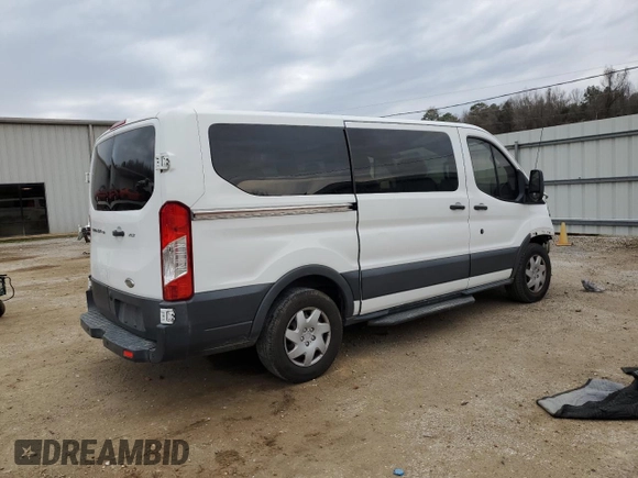 2015 Ford Transit XL with VIN 1FMZK1YM2FKA72647, listed as a Copart auction lot 47439215 with 148,105 mi miles and Salvage title. Bid and sale history available at DreamBid. Image 3.