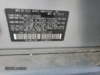 2012 Subaru Forester X Premium with VIN JF2SHADC7CH440168, listed as a Copart auction lot 61045295 with 158,905 mi miles and Clean title. Bid and sale history available at DreamBid. Image 13.