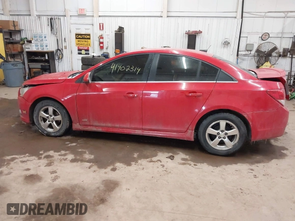 2012 Chevrolet Cruze 1LT with VIN 1G1PF5SC5C7155651, listed as a IAAI auction lot 41402314 with 164,626 mi miles and . Bid and sale history available at DreamBid. Image 14.