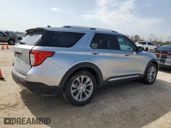 2022 Ford Explorer Limited with VIN 1FMSK7FH1NGA79598, listed as a Copart auction lot 45244325 with 56,275 mi miles and Salvage Title. Bid and sale history available at carsss.com. Image 3.