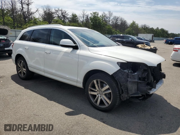2014 Audi Q7 Premium Plus с VIN WA1LGAFE6ED000953, выставлен на аукционе Copart как лот 62193535 с пробегом 111 301 миль миль и Списание • Salvage title. История ставок и продаж доступна на DreamBid. Изображение 4.