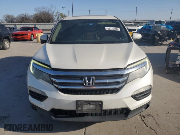 2017 Honda Pilot EX-L with VIN 5FNYF5H54HB047897, listed as a Copart auction lot 49270995 with 200,478 mi miles and Salvage Title. Bid and sale history available at carsss.com. Image 5.