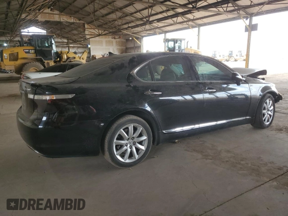 2008 Lexus LS with VIN JTHBL46F385071872, listed as a Copart auction lot 51132455 with 208,957 mi miles and Salvage Title. Bid and sale history available at carsss.com. Image 3.