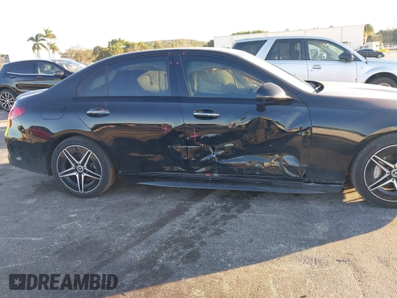 2023 Mercedes-Benz C 300 with VIN W1KAF4GB3PR107816, listed as a IAAI auction lot 41288528 with 70,052 mi miles and . Bid and sale history available at DreamBid. Image 6.