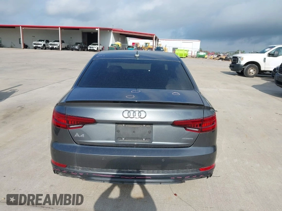 2019 Audi A4 Premium Plus z VIN WAUENAF41KN016542, wystawiony jako IAAI lot #42176172 z przebiegiem 87 233 mil mil oraz . Historia ofert i sprzedaży dostępna na DreamBid. Obrazek 16.