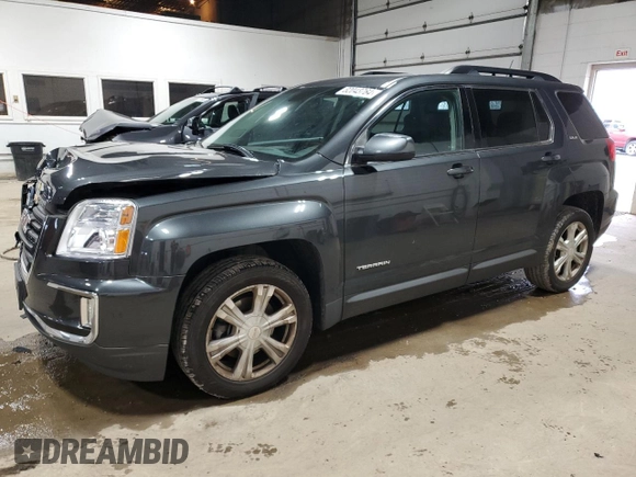 2017 GMC Terrain SLE z VIN 2GKALNEK9H6339494, wystawiony jako Copart lot #82043764 z przebiegiem 59 495 mil mil oraz Szkoda całkowita • Salvage title. Historia ofert i sprzedaży dostępna na DreamBid. Obrazek 1.
