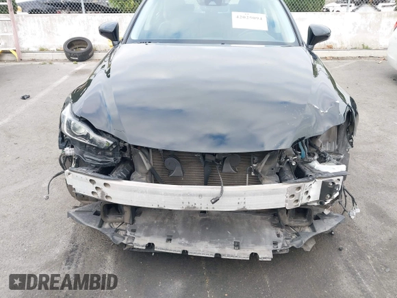 2017 Lexus IS with VIN JTHBA1D25H5041129, listed as a IAAI auction lot 42025094 with 102,568 mi miles. Bid and sale history available at carsss.com. Image 6.