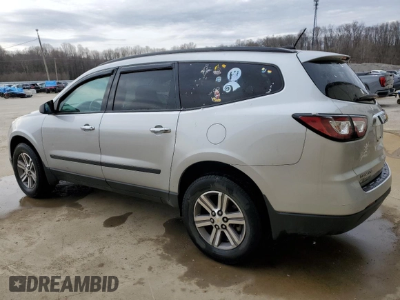 2017 Chevrolet Traverse LS with VIN 1GNKRFED6HJ353661, listed as a Copart auction lot 49621185 with 140,971 mi miles and Clean Title. Bid and sale history available at carsss.com. Image 2.