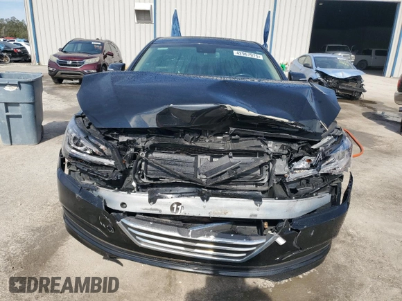 2016 Hyundai Genesis 3.8L with VIN KMHGN4JE7GU107868, listed as a Copart auction lot 42967975 with 128,620 mi miles and Salvage Title. Bid and sale history available at DreamBid. Image 5.