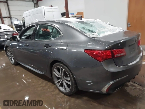 2020 Acura TLX w/Technology Pkg with VIN 19UUB3F4XLA000269, listed as a IAAI auction lot 41295906 with 274,855 mi miles. Bid and sale history available at carsss.com. Image 3.