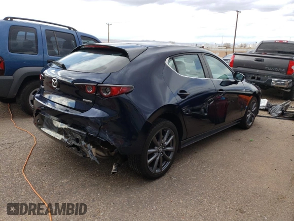 2019 Mazda Mazda3 Hatchback with VIN JM1BPAJM0K1136007, listed as a Copart auction lot 45715503 with 35,623 mi miles. Bid and sale history available at carsss.com. Image 3.