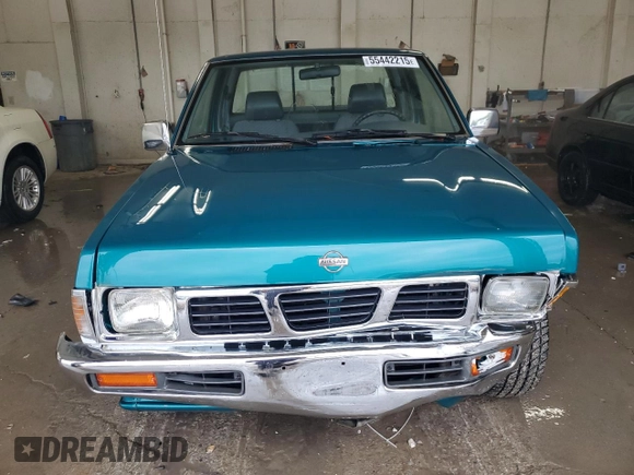 1997 Nissan Frontier XE with VIN 1N6SD16SXVC346717, listed as a Copart auction lot 55442215 with 112,343 mi miles and Salvage title. Bid and sale history available at DreamBid. Image 5.