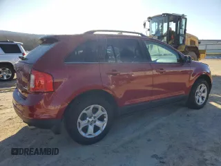 2014 Ford Edge SEL with VIN 2FMDK3J96EBA03013, listed as a Copart auction lot 46325025 with 130,534 mi miles and Salvage Title. Bid and sale history available at carsss.com. Image 3.
