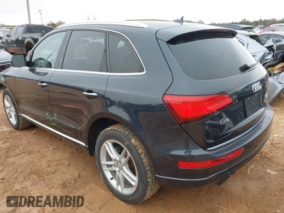 2017 Audi Q5 Premium with VIN WA1C2AFP5HA091896, listed as a IAAI auction lot 41553610 with 124,553 mi miles. Bid and sale history available at carsss.com. Image 3.