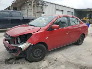2020 Mitsubishi Mirage ES z VIN ML32F3FJXLHF04172, wystawiony jako Copart lot #51496905 z przebiegiem 87 667 mil mil oraz Szkoda całkowita • Salvage title. Historia ofert i sprzedaży dostępna na DreamBid. Obrazek 1.