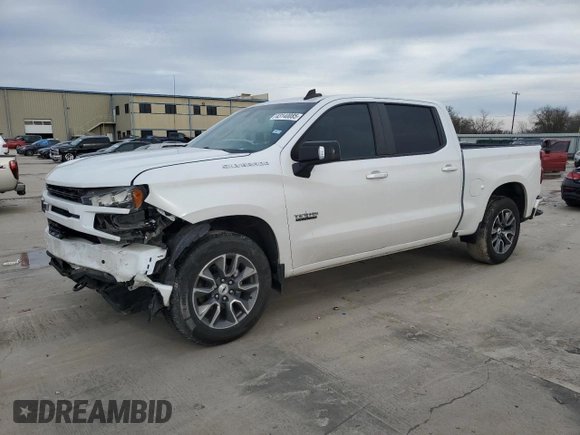 2021 Chevrolet Silverado 1500 RST with VIN 3GCPWDED5MG154964, listed as a Copart auction lot 43140085 with 0 mi miles and Salvage Title. Bid and sale history available at carsss.com. Image 1.