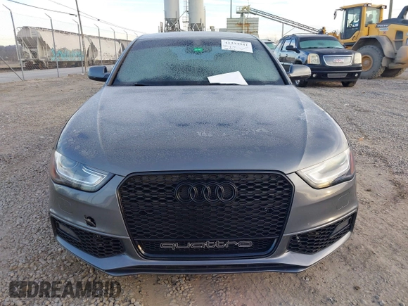 2015 Audi S4 Premium Plus with VIN WAUBGAFL5FA063297, listed as a IAAI auction lot 41334941 with 98,503 mi miles. Bid and sale history available at carsss.com. Image 12.