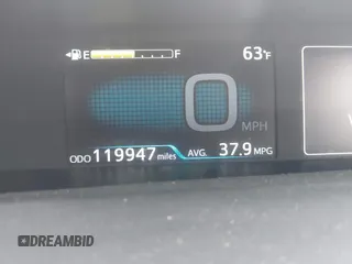 2018 Toyota Prius Two with VIN JTDKBRFU7J3066126, listed as a IAAI auction lot 42064006 with 119,947 mi miles and . Bid and sale history available at carsss.com. Image 7.