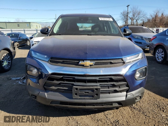 2022 Chevrolet TrailBlazer LS with VIN KL79MNSL6NB015191, listed as a Copart auction lot 81223134 with 24,276 mi miles and Salvage Title. Bid and sale history available at carsss.com. Image 5.