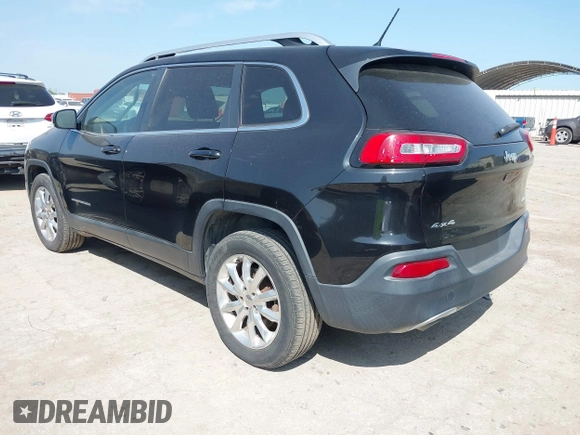 2014 Jeep Cherokee Limited with VIN 1C4PJMDS5EW242544, listed as a IAAI auction lot 42213907 with 114,515 mi miles and . Bid and sale history available at DreamBid. Image 3.