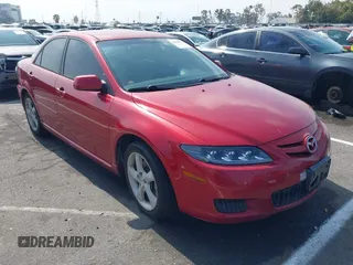 2007 Mazda 6 i Sport VE with VIN 1YVHP80C775M08428, listed as a IAAI auction lot 42608376 with 148,199 mi miles and . Bid and sale history available at DreamBid. Image 1.