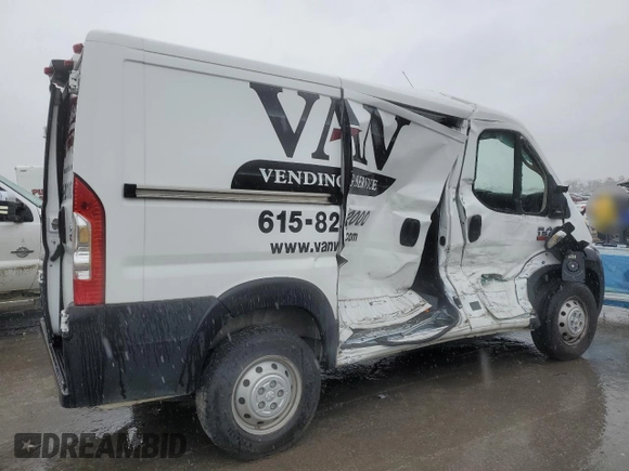 2019 Ram ProMaster Cargo with VIN 3C6TRVNG8KE528859, listed as a Copart auction lot 81265384 with 149,829 mi miles and Salvage Title. Bid and sale history available at DreamBid. Image 3.