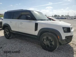 2023 Land Rover Defender X-Dynamic SE with VIN SALE27EU6P2114922, listed as a Copart auction lot 54155495 with 24,335 mi miles and Salvage Title. Bid and sale history available at DreamBid. Image 4.