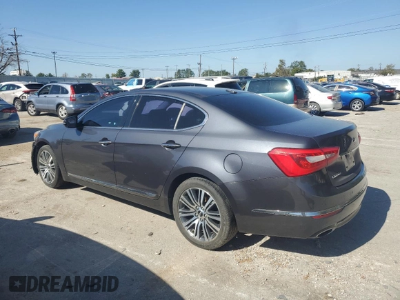 2015 Kia Cadenza Premium with VIN KNALN4D73F5195534, listed as a Copart auction lot 75629754 with 79,927 mi miles and Non Repairable. Bid and sale history available at carsss.com. Image 2.