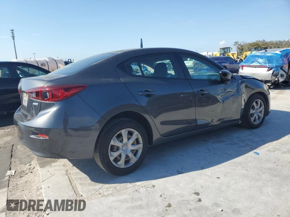2015 Mazda 3 i SV with VIN JM1BM1T77F1247420, listed as a Copart auction lot 47079835 with 155,968 mi miles and Salvage Title. Bid and sale history available at carsss.com. Image 3.