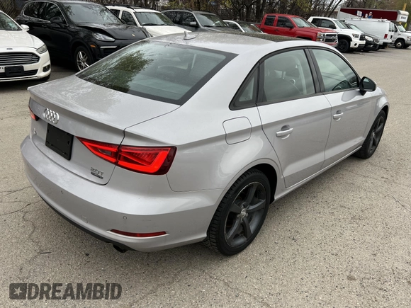 2016 Audi A3 2.0T Premium with VIN WAUB8GFF3G1038409, listed as a IAAI auction lot 42143505 with 182,222 mi miles. Bid and sale history available at carsss.com. Image 4.