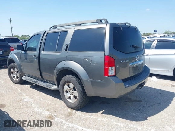 2008 Nissan Pathfinder SE with VIN 5N1AR18U18C659699, listed as a IAAI auction lot 41874328 with 248,930 mi miles. Bid and sale history available at carsss.com. Image 3.
