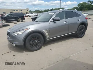2017 Infiniti QX70 z VIN JN8CS1MU0HM141234, wystawiony jako Copart lot #56102205 z przebiegiem 154 546 mil mil oraz Szkoda całkowita • Salvage title. Historia ofert i sprzedaży dostępna na DreamBid. Obrazek 1.