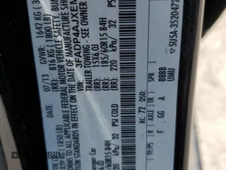 2014 Ford Fiesta S with VIN 3FADP4AJXEM128218, listed as a Copart auction lot 58033785 with 104,984 mi miles and Salvage title. Bid and sale history available at DreamBid. Image 12.