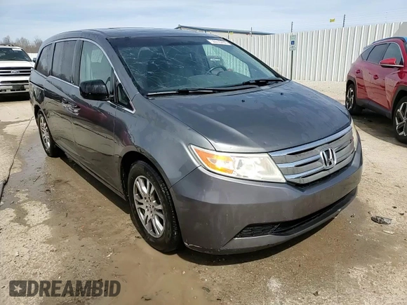 2012 Honda Odyssey EX-L with VIN 5FNRL5H61CB067331, listed as a Copart auction lot 50016455 with 156,020 mi miles and Non Repairable. Bid and sale history available at DreamBid. Image 14.