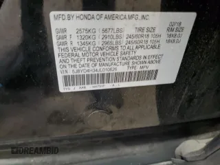 2018 Acura MDX with VIN 5J8YD4H34JL010626, listed as a Copart auction lot 61831845 with 98,865 mi miles and Salvage title. Bid and sale history available at DreamBid. Image 14.