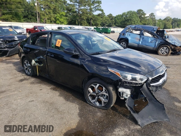 2021 Kia Forte LXS with VIN 3KPF24AD7ME354379, listed as a Copart auction lot 57523025 with Not provided miles and Salvage title. Bid and sale history available at DreamBid. Image 4.