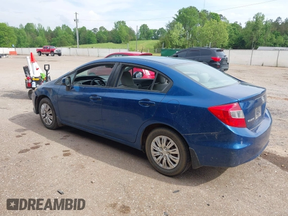2012 Honda Civic LX z VIN 19XFB2F57CE005209, wystawiony jako IAAI lot #42097362 z przebiegiem 141 749 mil mil oraz . Historia ofert i sprzedaży dostępna na DreamBid. Obrazek 3.